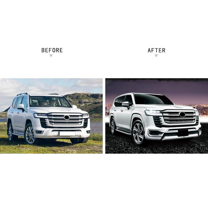 LC300-2021-MODELISTA-BODY-KIT-SIDE-FENDERS-FRONt-LIP-BUMPER-REAR-DIFFUSER-EXHAUST-PIPE