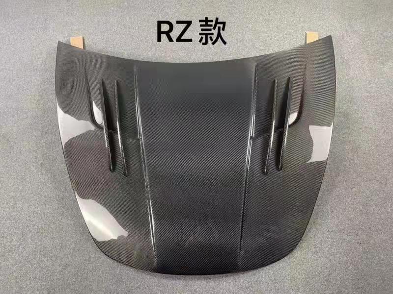 2021 Model 3 R Style Carbon Fiber Engine Hood Bonnet For Tesla Model3