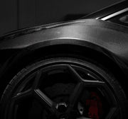 Forza Dry Carbon Front Fenders For Lamborghini Huracan 2014+  Set include: Front Fenders Material: Dry Carbon  NOTE: Professional installation is required during installation