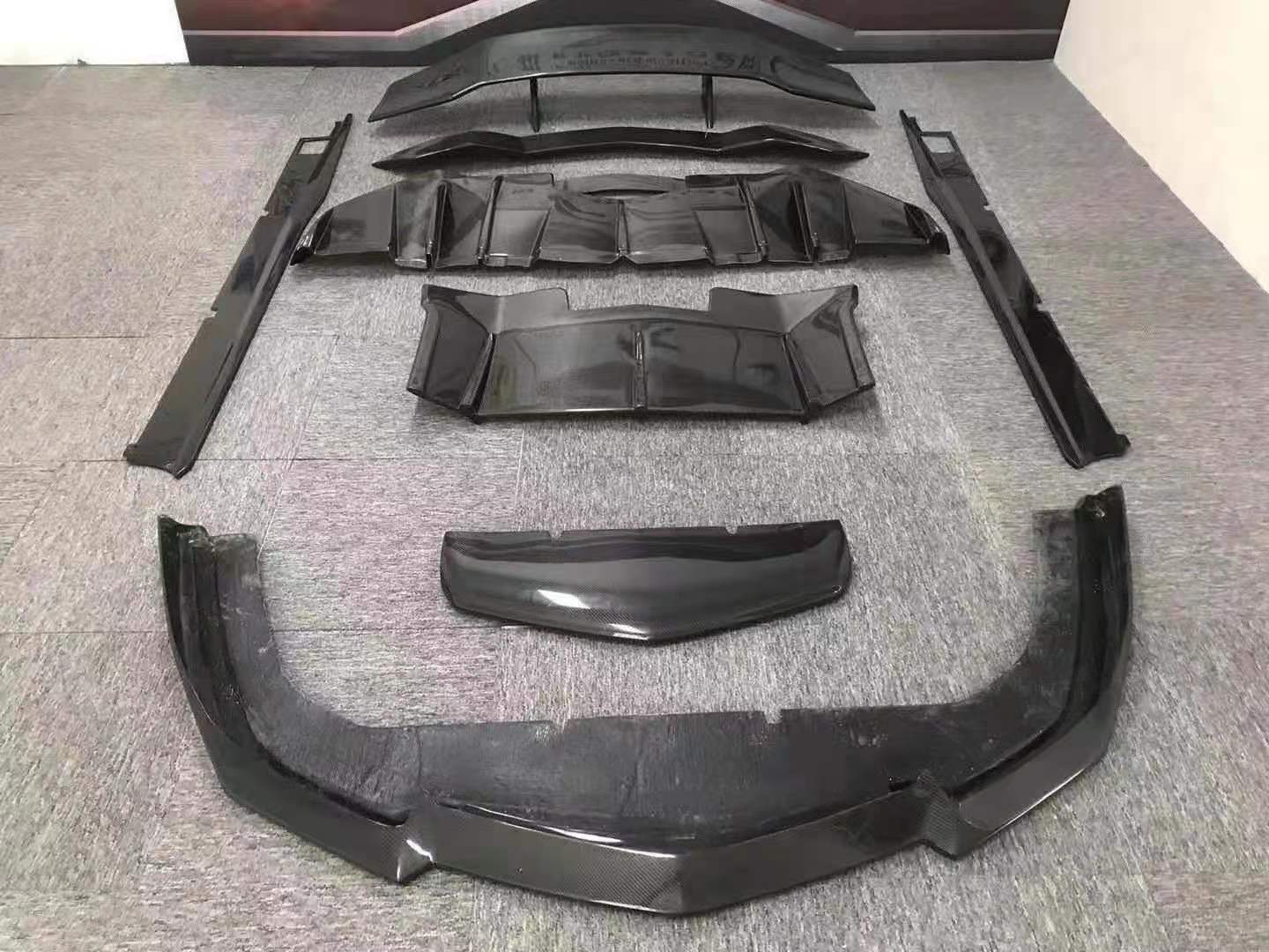 lambo LP700 body kit DM-C style carbon Front Lip Side Skirts Rear Diffuser Spoiler Wing small body kits For lamborghini LP700