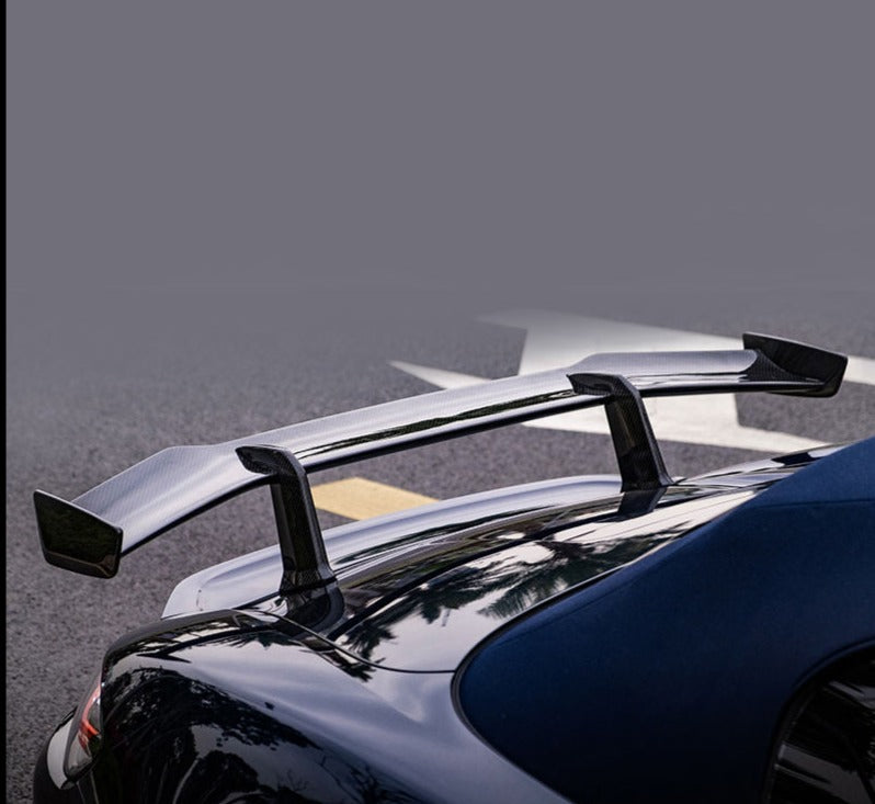 Forza Dry Carbon Rear Spoiler For Porsche 718 Cayman Boxter 2016+  Set Incude:  Rear Spoiler Material: Dry Carbon  NOTE: Professional installation is required.