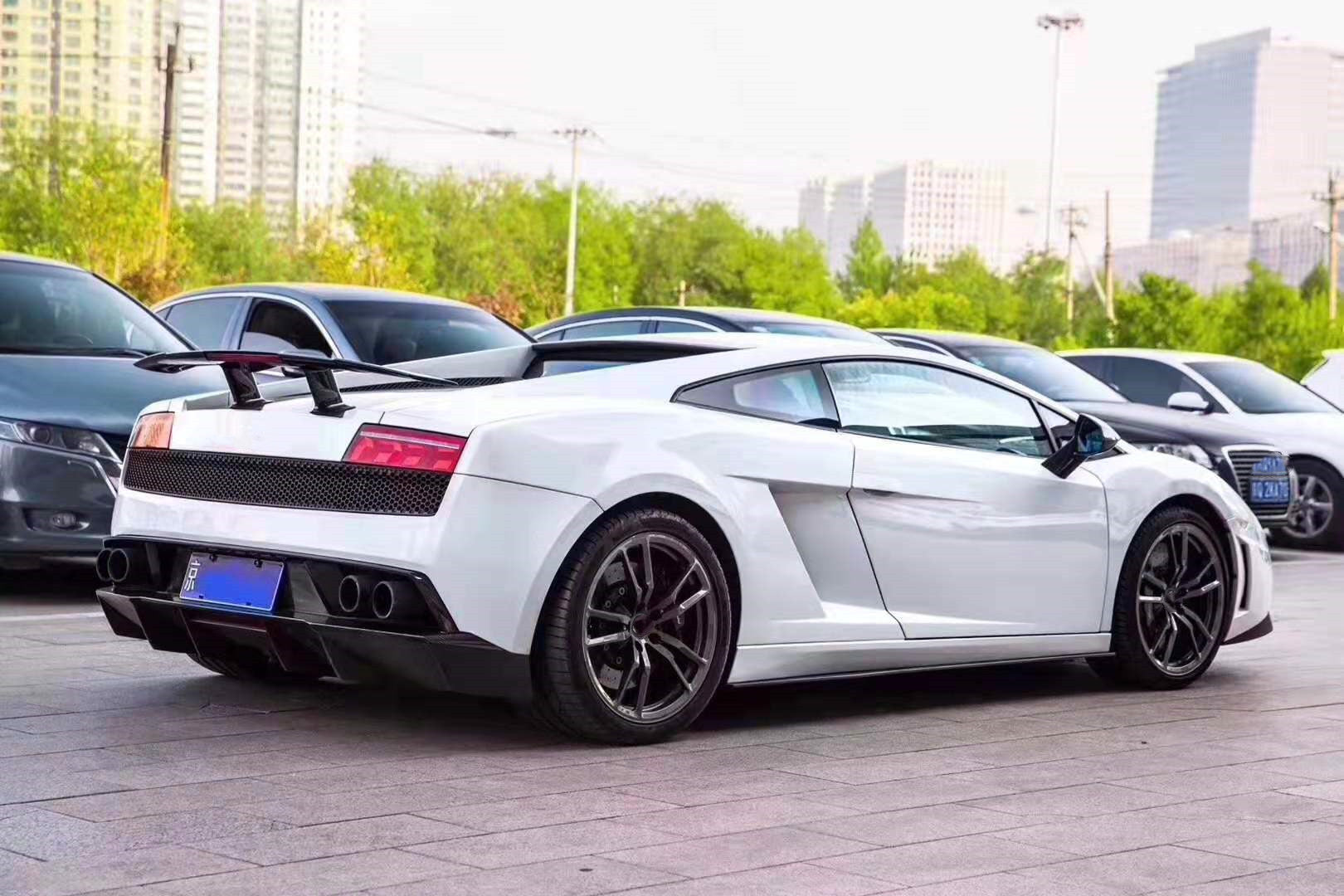 DMC Style Front Bumper Carbon Fiber Side Skirts Rear Diffuser Spoiler Wing Body kits For Lamborghini Gallardo LP550 LP560 LP570