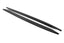 FLAT SHAPE CARBON FIBER SIDE SKIRTS EXTENSION ROCKER PANEL FOR BMW M3 G80 M4 G82 2020+ Set include: Side Skirts Material: Carbon Fiber NOTE: Professional installation is required