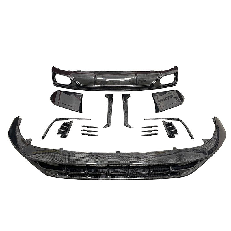 CARBON BODY KIT for AUDI Q8 4M 2019 - 2023
Set includes:
Front Lip
Front canards
Rear Diffuser
Rear spoiler
Material: Carbon fiber
NOTE: Professional installation is required