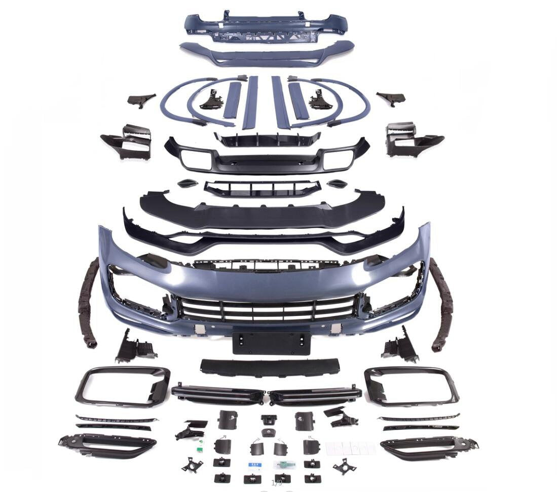 BODY KIT for PORSCHE CAYENNE COUPE 9YA 2018+  Set includes:  Front Bumper Assembly Front Lip Rear Bumper Rear Diffuser Wheels Arches Side Skirts