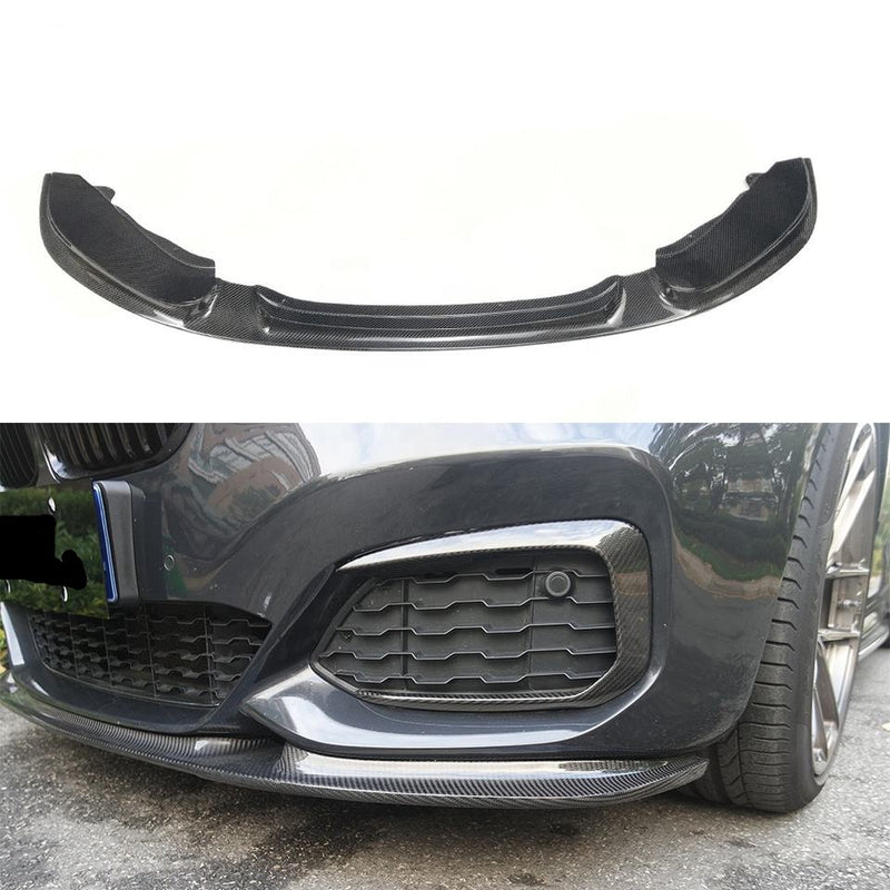 DRY CARBON FRONT LIP FOR BMW 1 SERIES F20 | 3D STYLE