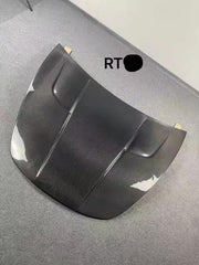 2021 Model 3 R Style Carbon Fiber Engine Hood Bonnet For Tesla Model3