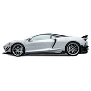 Dry Carbon Body Kit For McLaren GT 2013-2016  Set Include:  Front Lip Front Bumper OEM Part Fron Bumper Air Intake Cover Side Skirts Side Air Intake Cover Rear Diffuser Rear Diffuser Trims Rear Spoiler (2 types) Trunk/Hood Lid Panel Entrance Material: Dry Carbon  CONTACT US FOR PRICING  Note: Professional installation is required.