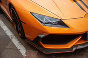 Huracan LP610 LP580 DMC Style Carbon Fiber Car Bumper Lip Side Skirts Rear Diffuser Spoiler Body kit For Lamborghini Huracan