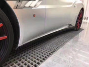 Full body kit HaMann style carbon fiber parts with front lip side skirts rear diffuser for Ferrari California 2008-2014