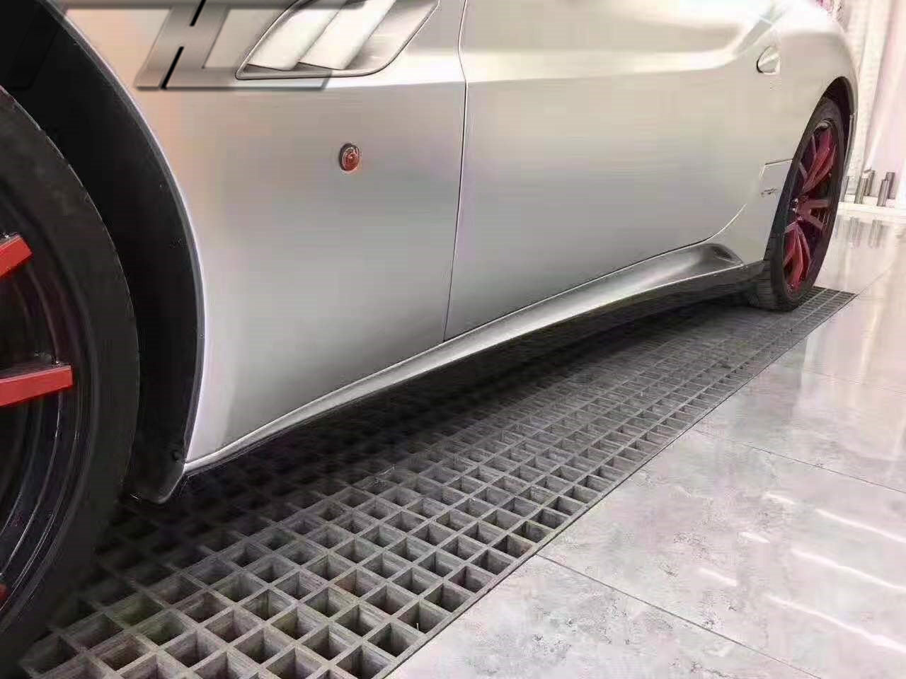 Full body kit HaMann style carbon fiber parts with front lip side skirts rear diffuser for Ferrari California 2008-2014