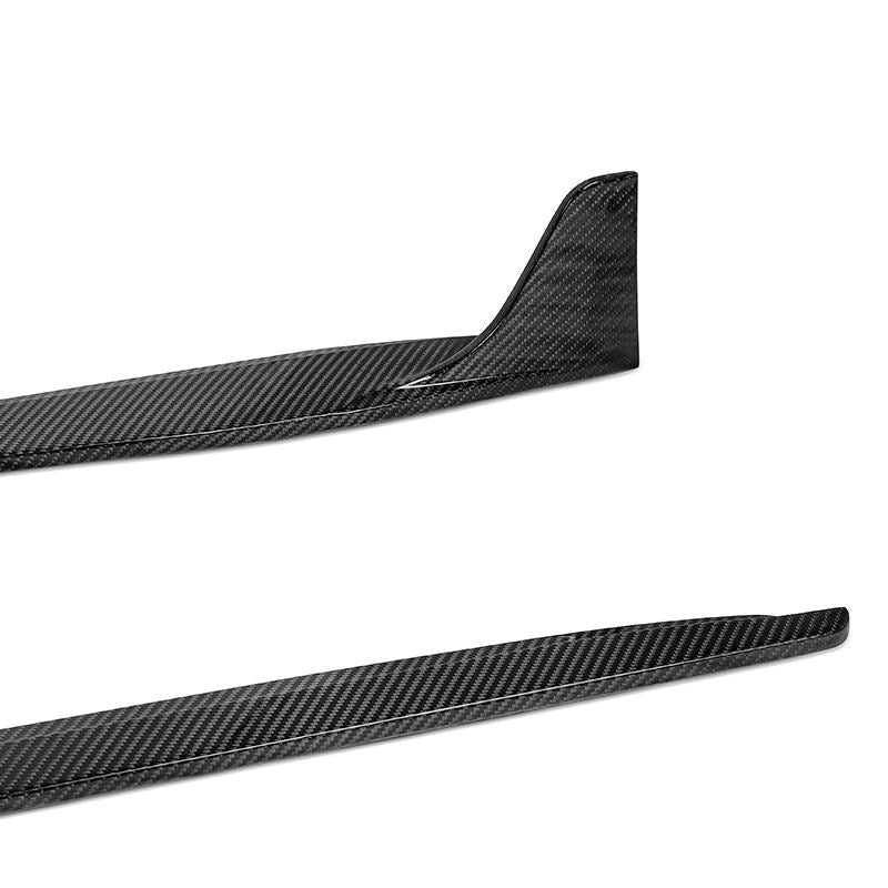 Forza Dry Carbon Side Skirts For Porsche 718 Cayman Boxter 2016+  Set Incude:  Side Skirts Material: Dry Carbon  NOTE: Professional installation is required.