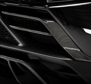 Forza Dry Carbon Rear Bumper Trims For Lamborghini Huracan 2014+  Set include: Trims Material: Dry Carbon  NOTE: Professional installation is required during installation