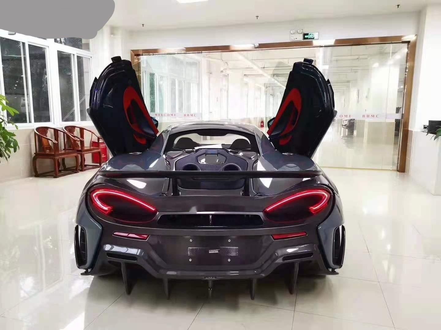 Auto Accessories Carbon Fiber Front Bumper Side Skirts Hood For McLaren 540C 570S Modify 600LT Style Body KitCarbon Fiber Conversion Body Kit For MCLAREN 570S 540C TO 600LT  Set Include:  Front Bumper Front Hood Rear Hood Rear Bumper Rear Spoiler Material: Carbon Fiber
