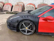 2010-2016 458 Mansory Style Half Carbon Fiber Front Rear Bumper Hood Side Skirts Body Kit For Ferrari 458 Italy And Speciale