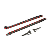Forged Carbon Side Skirts For Lamborghini Huracan LP640-4 Perfomante 2 Door 2017-2019  Set include: Side Skirts Material: Forged Carbon  NOTE: Professional installation is required during installation.