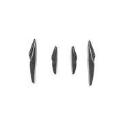 FORZA DRY CARBON FRONT BUMPER CANARDS FOR LAMBORGHINI HURACAN EVO RWD