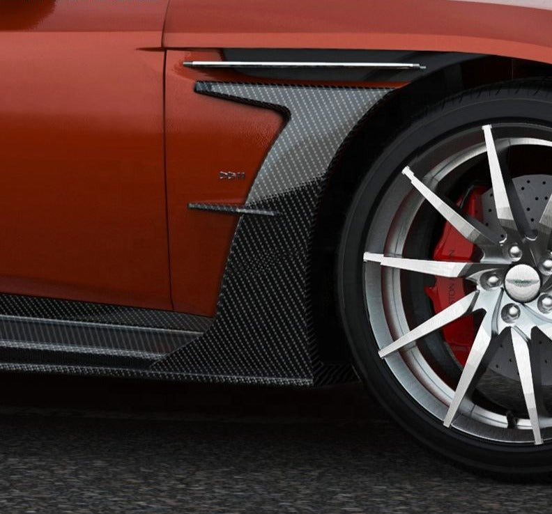 DRY CARBON FENDER TRIMS FOR ASTON MARTIN DB 11 2016 - 2023