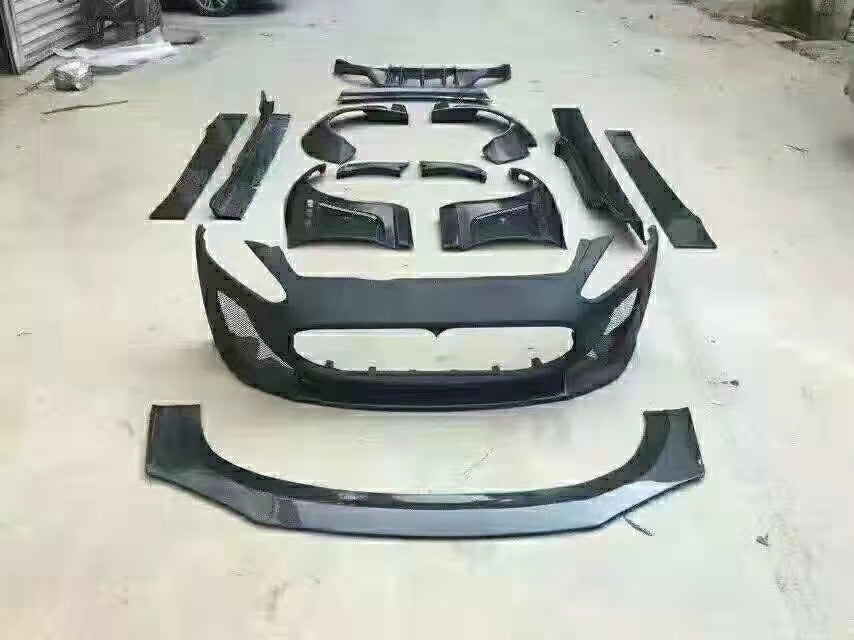 LB libertywalk Style Fiberglass Wide Fenders Body Kit Side Skirts Front Bumper Rear Diffuser For Maserati GT Gran Turismo