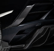 Forza Dry Carbon Rear Bumper Trims For Lamborghini Huracan 2014+  Set include: Trims Material: Dry Carbon  NOTE: Professional installation is required during installation