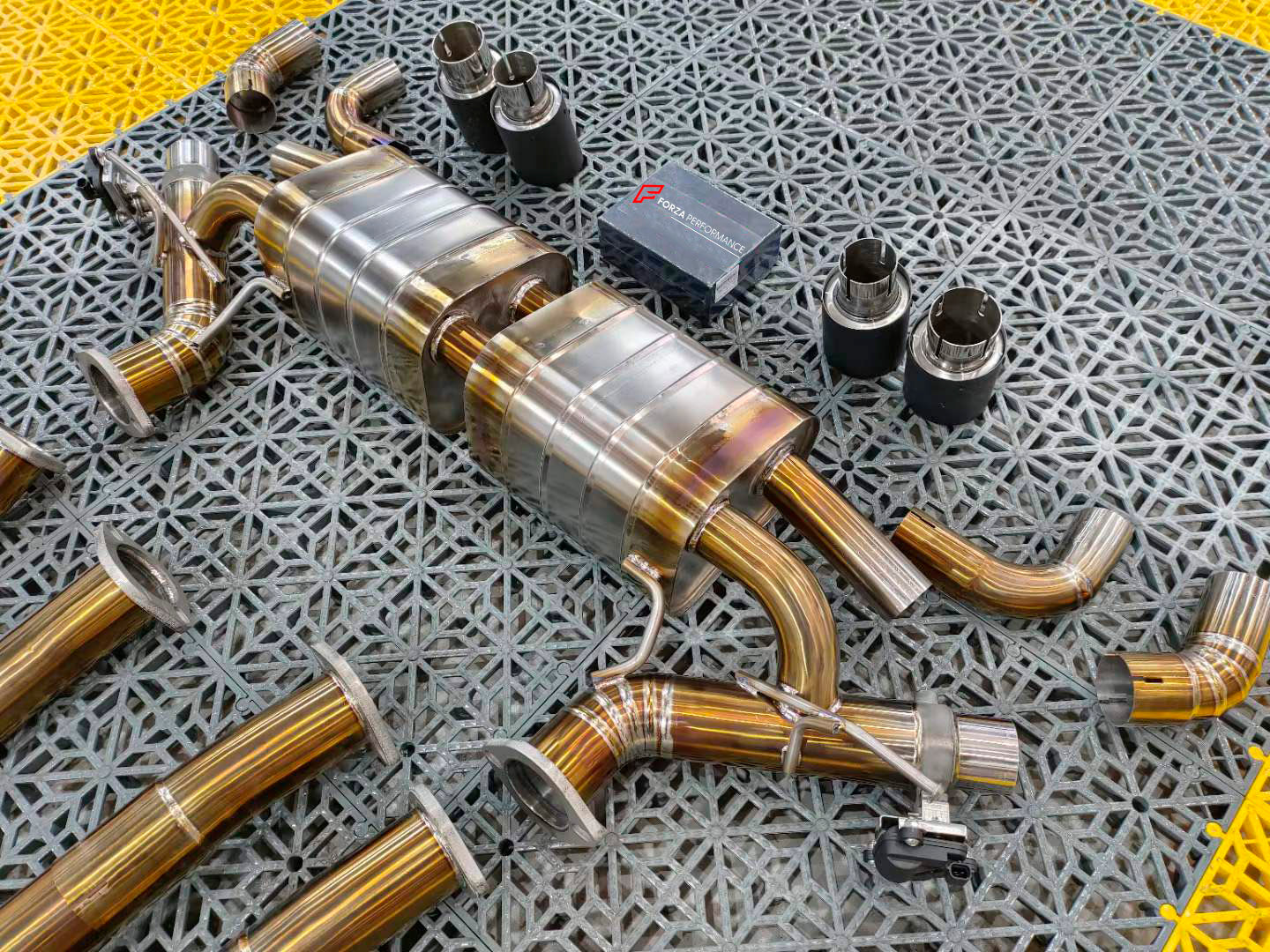 VALVED EXHAUST CATBACK MUFFLER for BMW 5 Series G30 540i 3.0