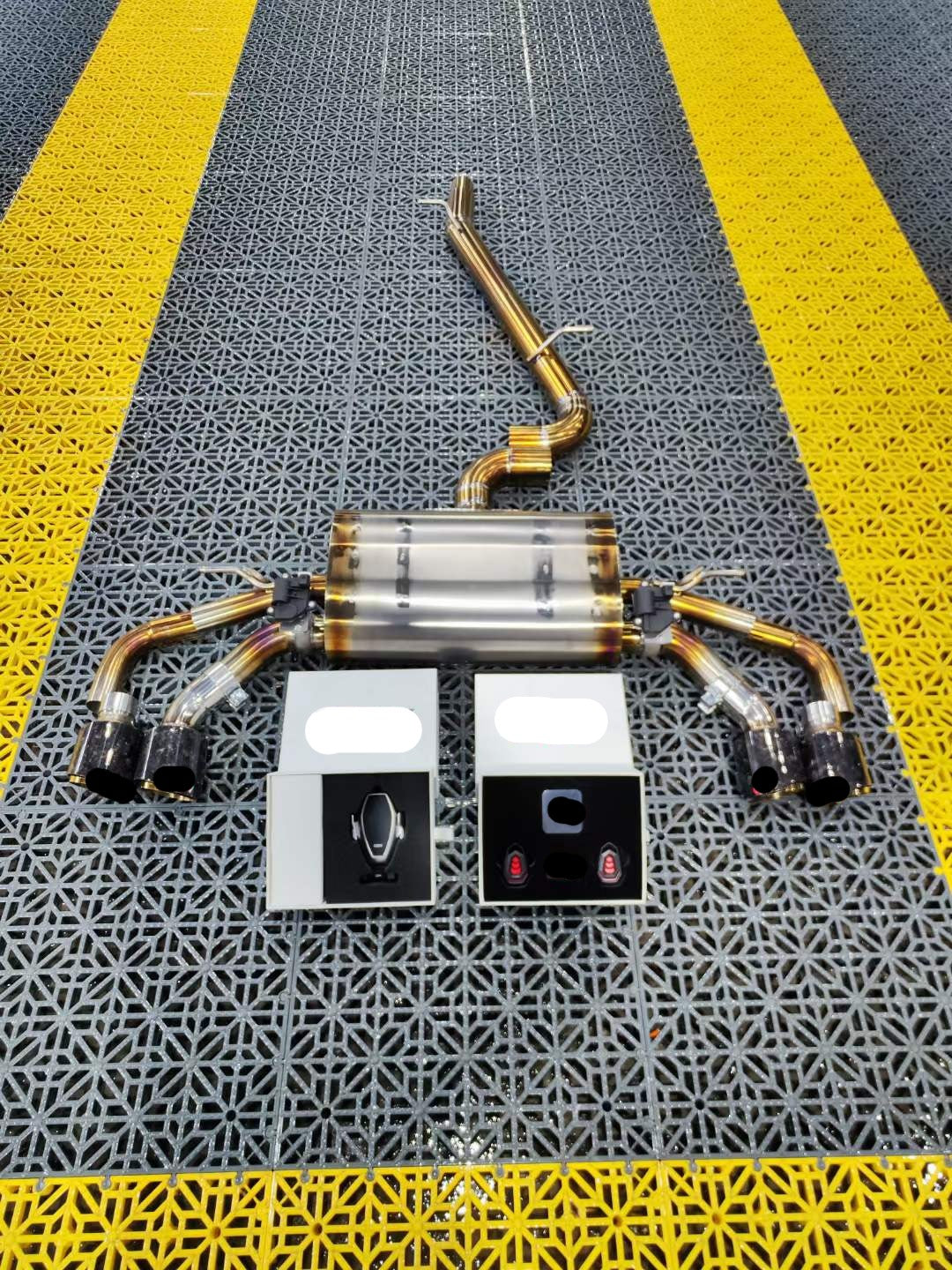 VALVED EXHAUST CATBACK MUFFLER for VOLKSWAGEN GOLF 8R