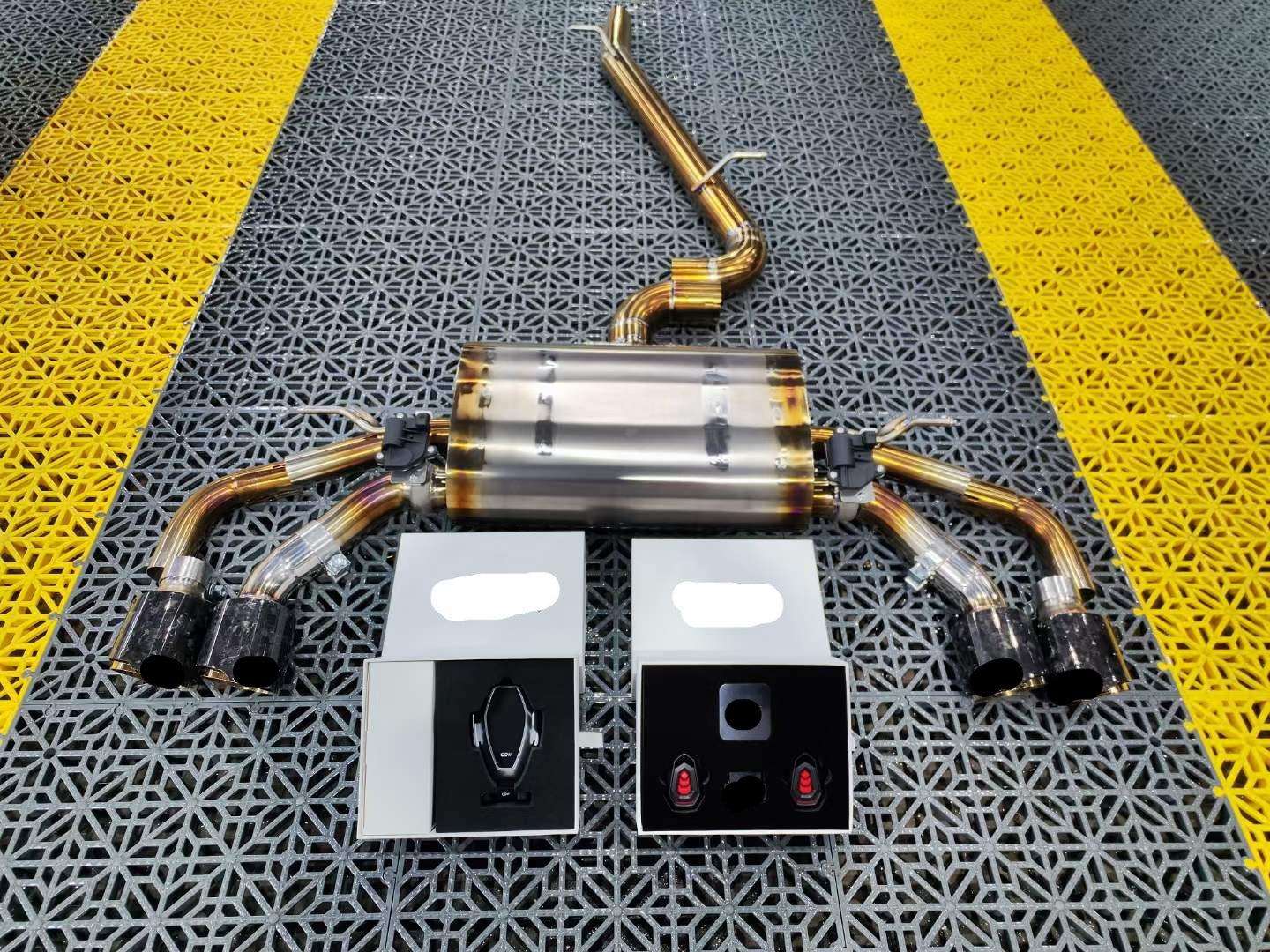 VALVED EXHAUST CATBACK MUFFLER for VOLKSWAGEN GOLF 8R