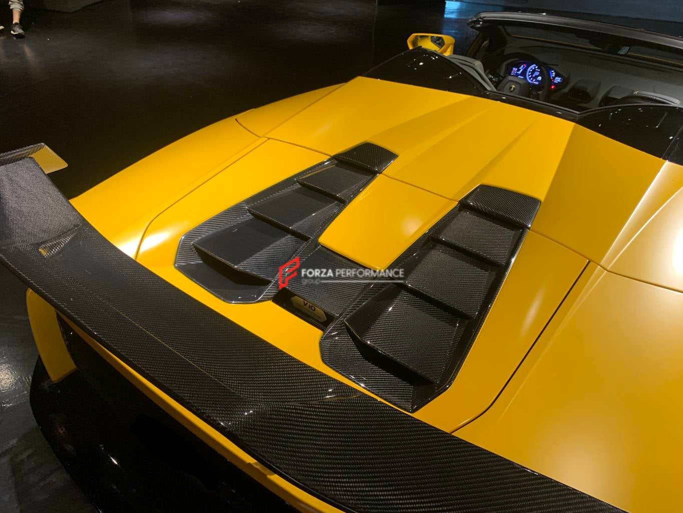 DRY CARBON ENGINE COVER FOR LAMBORGHINI HURACAN EVO LP610 LP640 LP580