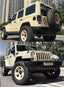 Jeep Wrangler FRONT REAR BUMPERS LED Anniversary style