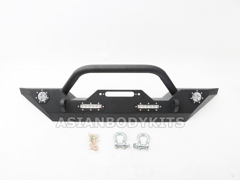 FRONT BUMPER with LED DRL for Jeep Wrangler JK (2007-2017) Var 3