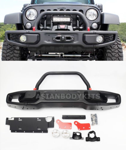 FRONT BUMPER with U-bar for Jeep Wrangler JK (2007-2017) Var 1
