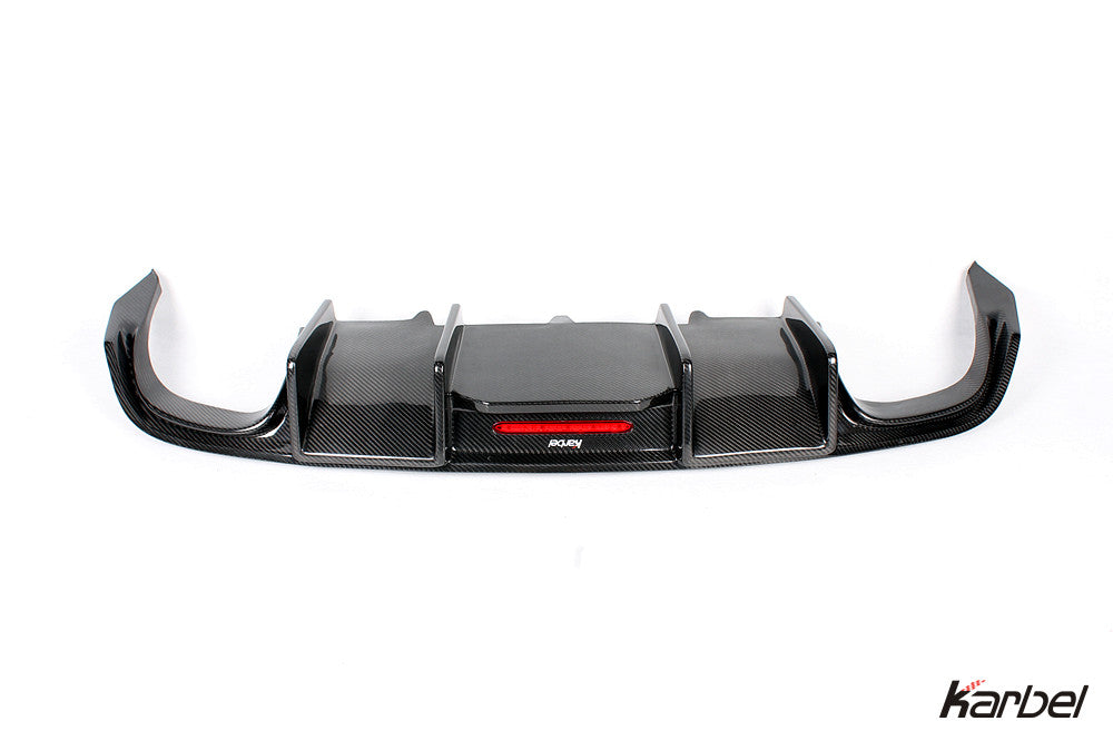 KARBEL CARBON DRY CARBON FIBER REAR DIFFUSER VER.2 FOR AUDI A5 S LINE & S5 2012-2016 B8.5