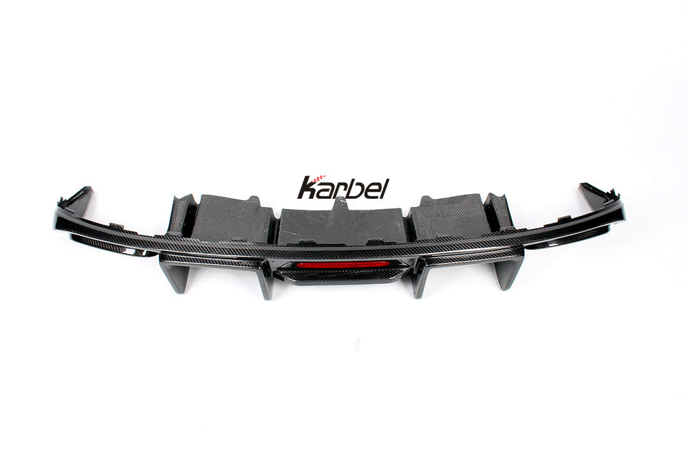 KARBEL CARBON DRY CARBON FIBER REAR DIFFUSER VER.2 FOR AUDI A5 S LINE & S5 2012-2016 B8.5