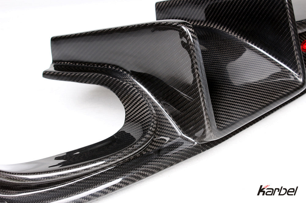 KARBEL CARBON DRY CARBON FIBER REAR DIFFUSER VER.2 FOR AUDI A5 S LINE & S5 2012-2016 B8.5