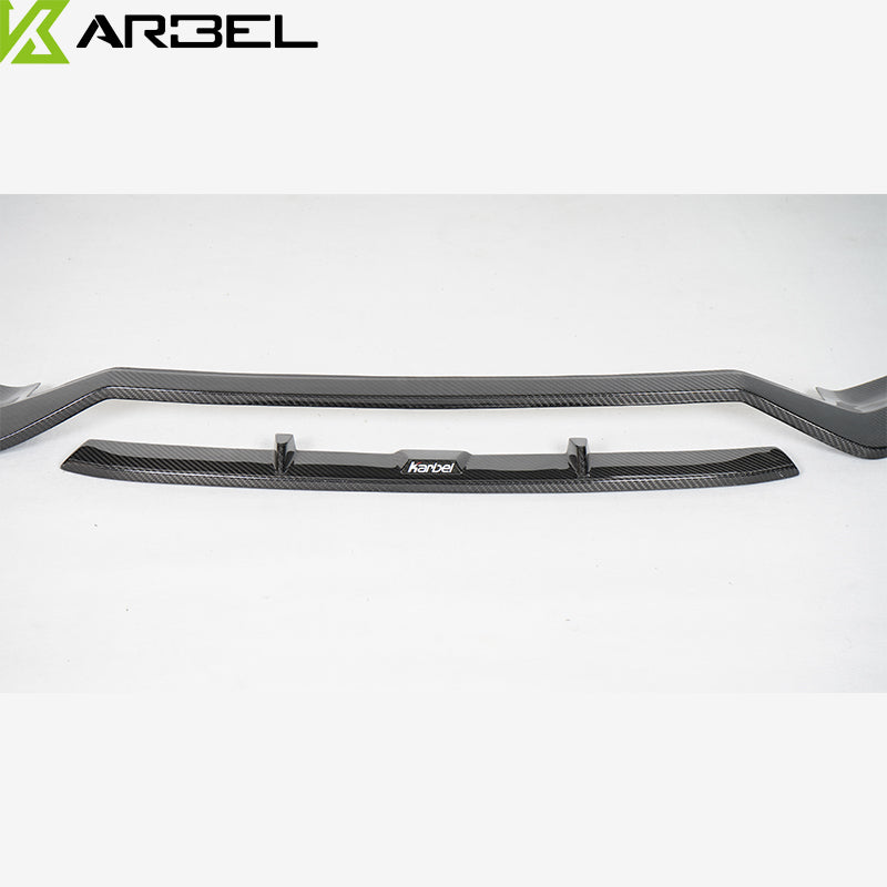 KARBEL CARBON DRY CARBON FIBER FRONT LIP FOR AUDI A5 S LINE & S5 2012-2016 B8.5