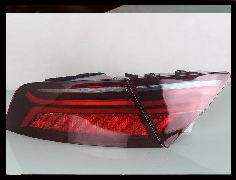 LCI FACELIFT STYLE TAIL LIGHTS WITH SEQUENTIAL LED for AUDI A7 4G8 | S7 | RS7 4G 2010 - 2015  Set includes: 1 x Pair of LED Tail Lights (Left, Right)