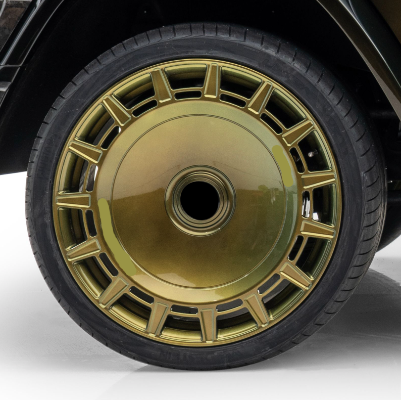 Mansory GRONOS COUPE design Wheels rims FD.15 for Mercedes G-class W463A W464 G63 G500 G400 with ROTATING CAPS Monoblock, Wheels fitment Specs: 24 x 10 ET 20 PCD: 5 x 130 Also available in 17 , 18 , 19 , 20 , 21 , 22 , 23 , 24 inch 6061-T6 aluminum  Monoblock, 2-piece,