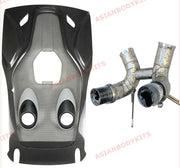 MCLAREN 540C 570GT 570S DRY CARBON REAR ENGINE BONNET with EXHAUST 600 LT