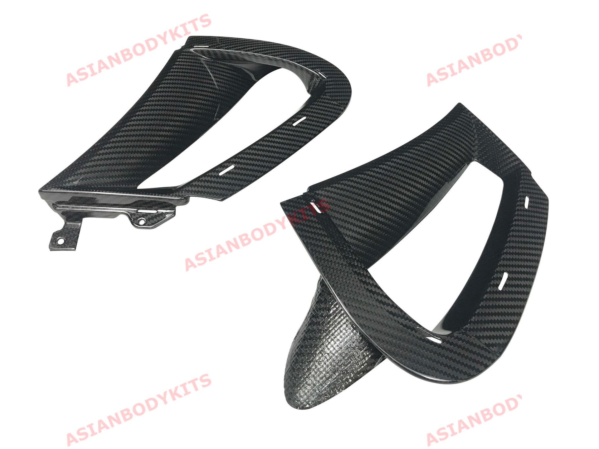 MCLAREN 720S DRY CARBON FIBER FRONT BUMPER SIDE VENTS 2017+ - Forza Performance Group