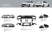 C63 AMG Rear Diffuser and AMG Grille for Mercedes Benz W206 2021+