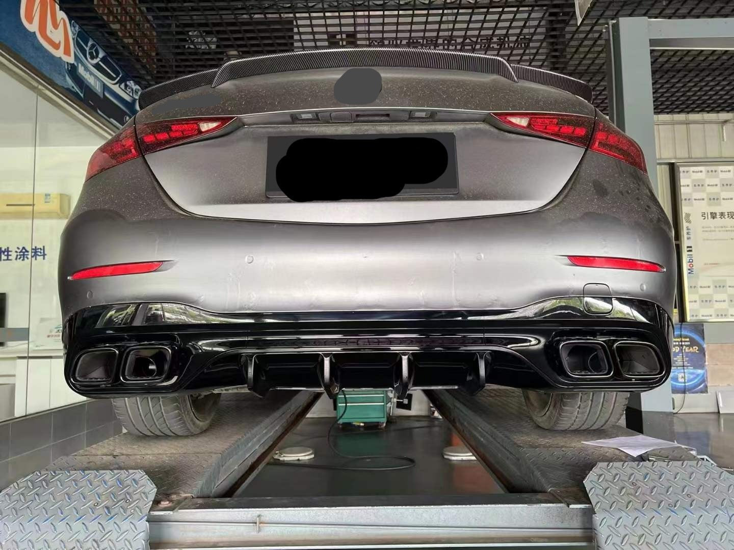 C63 AMG Rear Diffuser and AMG Grille for Mercedes Benz W206 2021+