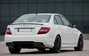 for Mercedes Benz W204 Facelift C63 Full Conversion Body Kit C Class sedan 2007 - 2014