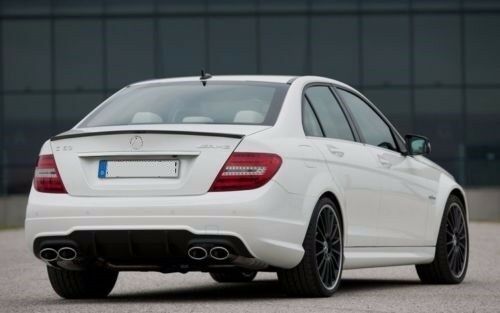 for Mercedes Benz W204 Facelift C63 Full Conversion Body Kit C Class sedan 2007 - 2014