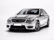 for Mercedes Benz W204 Facelift C63 Full Conversion Body Kit C Class sedan 2007 - 2014