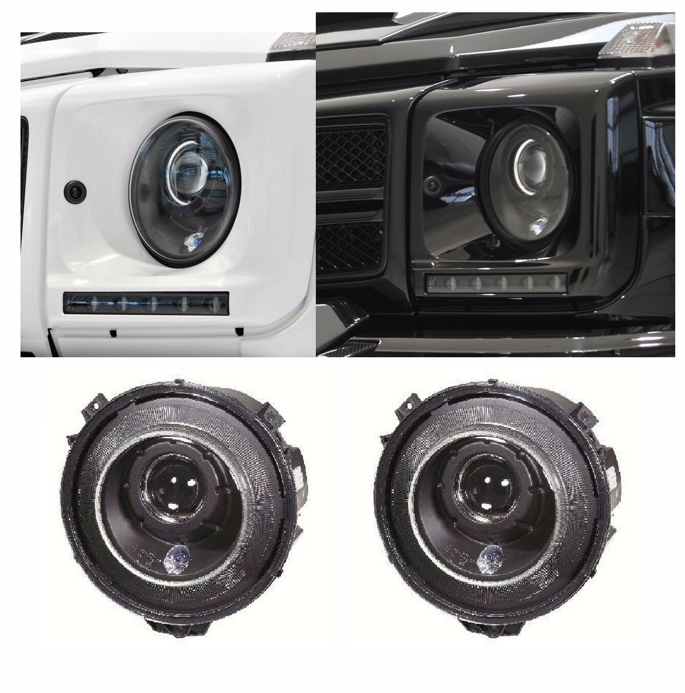 Mercedes Benz G Class Headlights BI xenon Hella
