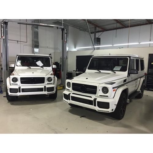 for Mercedes Benz G-Class W463 Black Headlights BI xenon Hella G500 G63