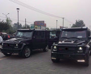 CARBON FRONT ROOF SPOILER 6x6 4x4 for Mercedes Benz W463 G class G63 light bar