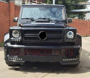 for Mercedes Benz G-class W463 Black LED Headlights with TURN FUNCTION 2007 - 2016