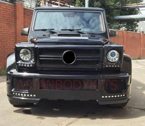 for Mercedes Benz G-class W463 Black LED Headlights with TURN FUNCTION 2007 - 2016