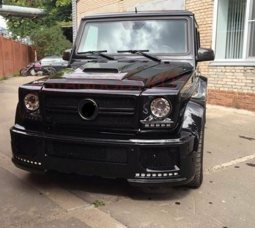 for Mercedes Benz G-class W463 Black LED Headlights with TURN FUNCTION 2007 - 2016